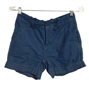 Mountain Hardwear Womens Shorts Organic Cotton Hemp Blue Size 2